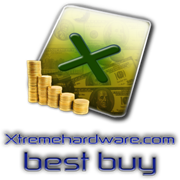 Gold Award and best buy award by xtremehardware.com